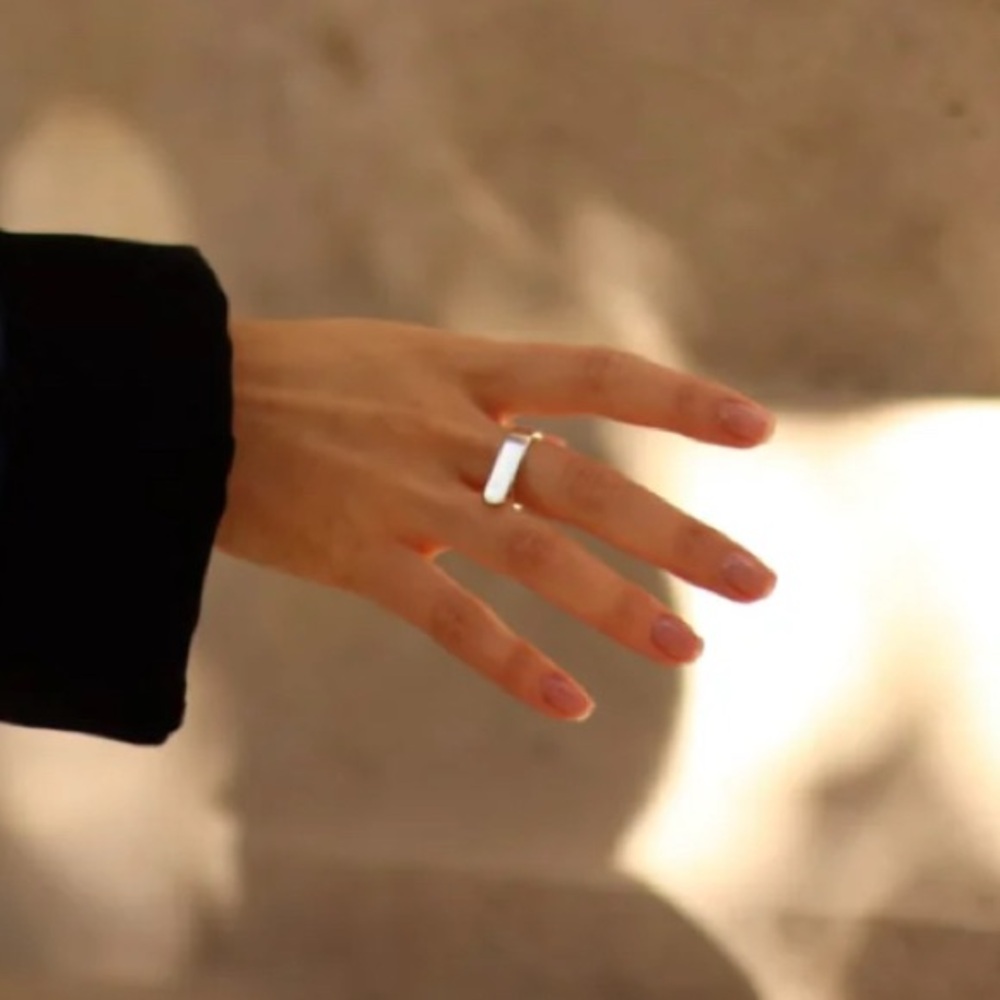 Chic Handmade Sterling Silver Band Ring